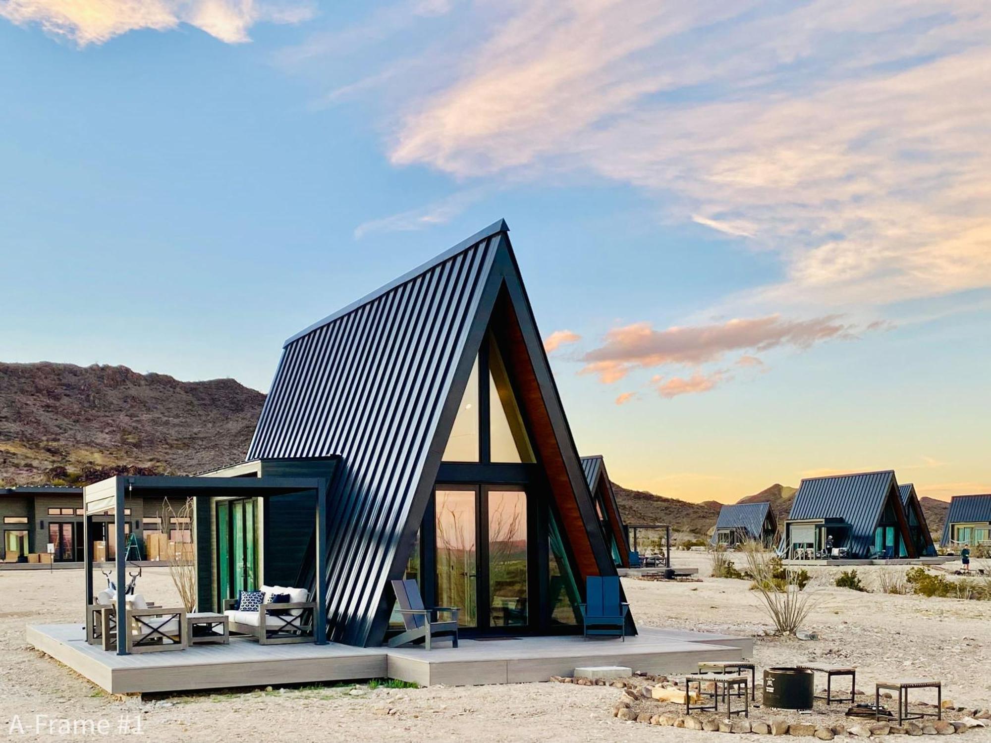 Stardust Big Bend Luxury A-Frame#4 Great Views Villa Terlingua Exteriör bild