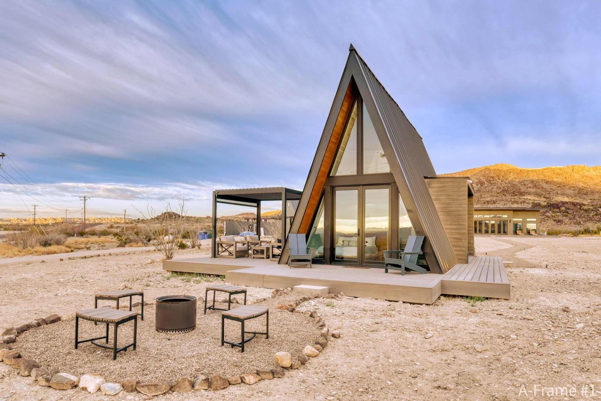 Stardust Big Bend Luxury A-Frame#4 Great Views Villa Terlingua Exteriör bild