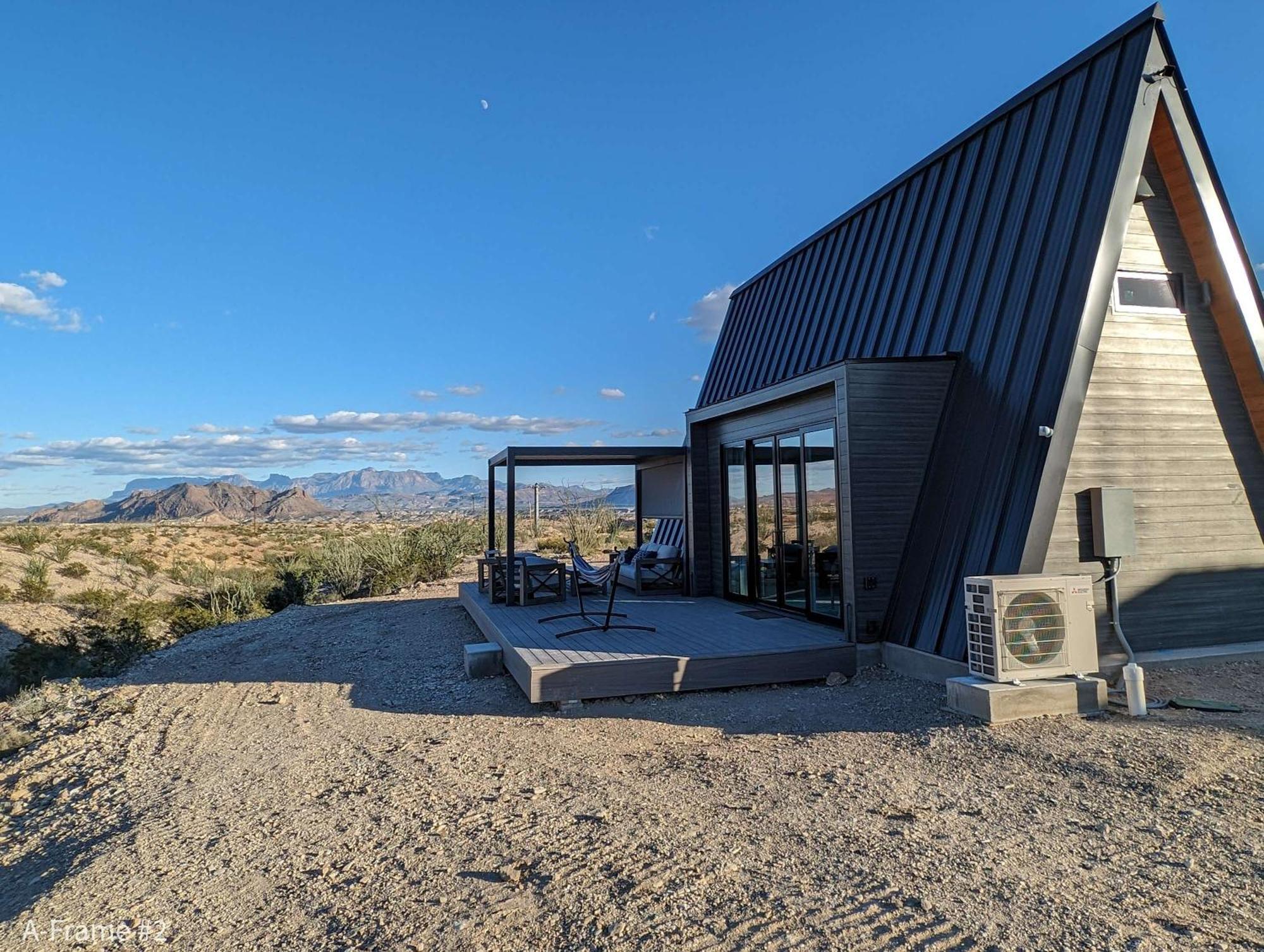Stardust Big Bend Luxury A-Frame#4 Great Views Villa Terlingua Exteriör bild