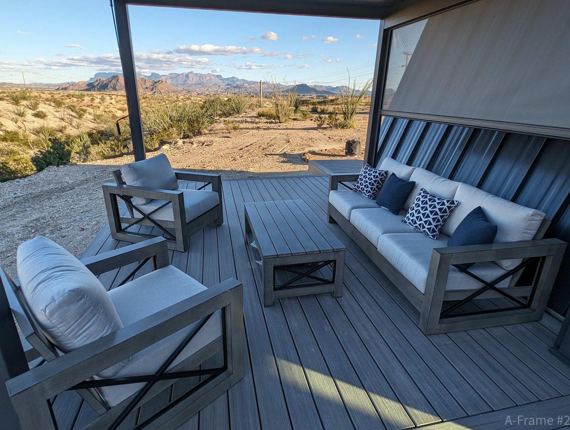 Stardust Big Bend Luxury A-Frame#4 Great Views Villa Terlingua Exteriör bild