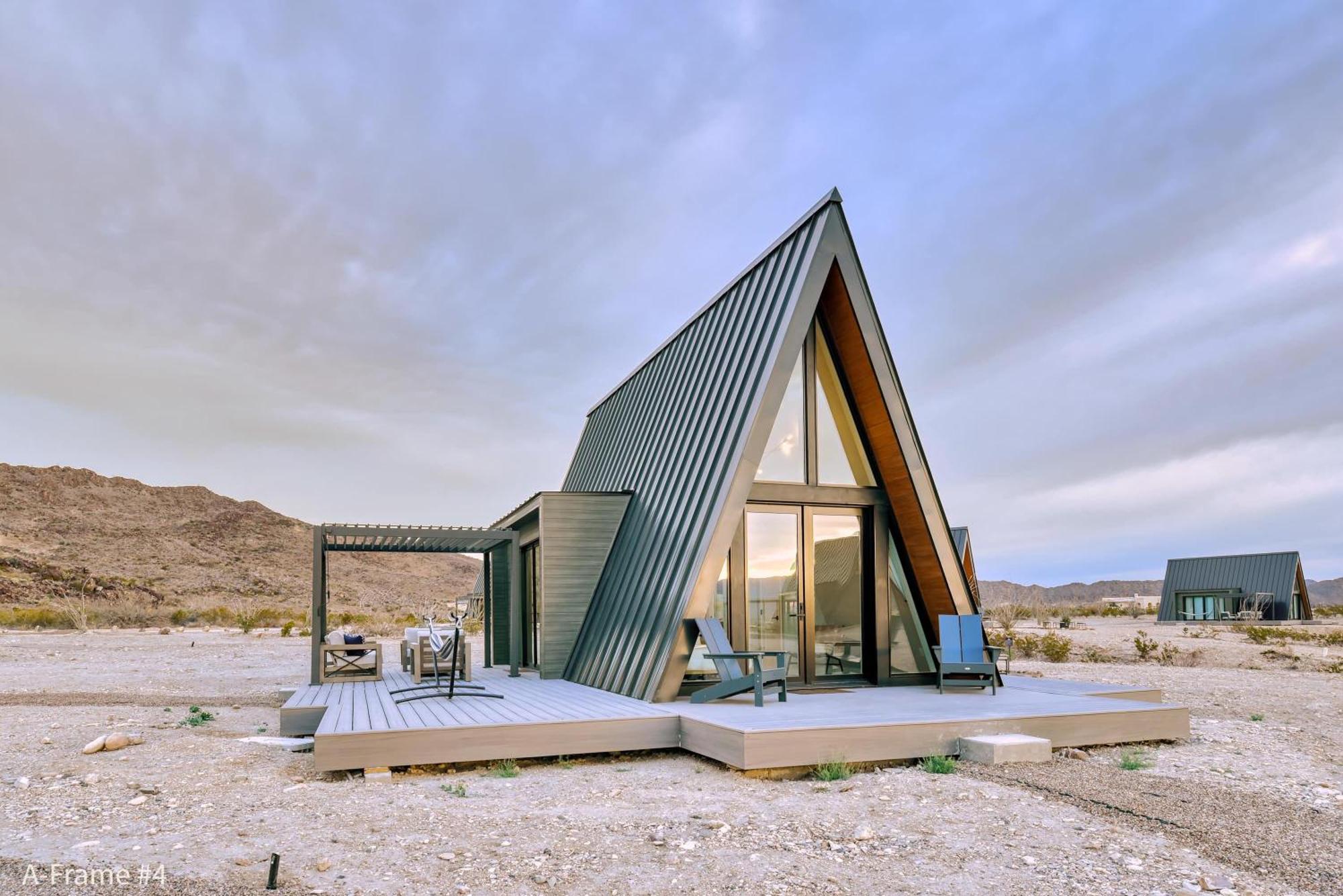 Stardust Big Bend Luxury A-Frame#4 Great Views Villa Terlingua Exteriör bild