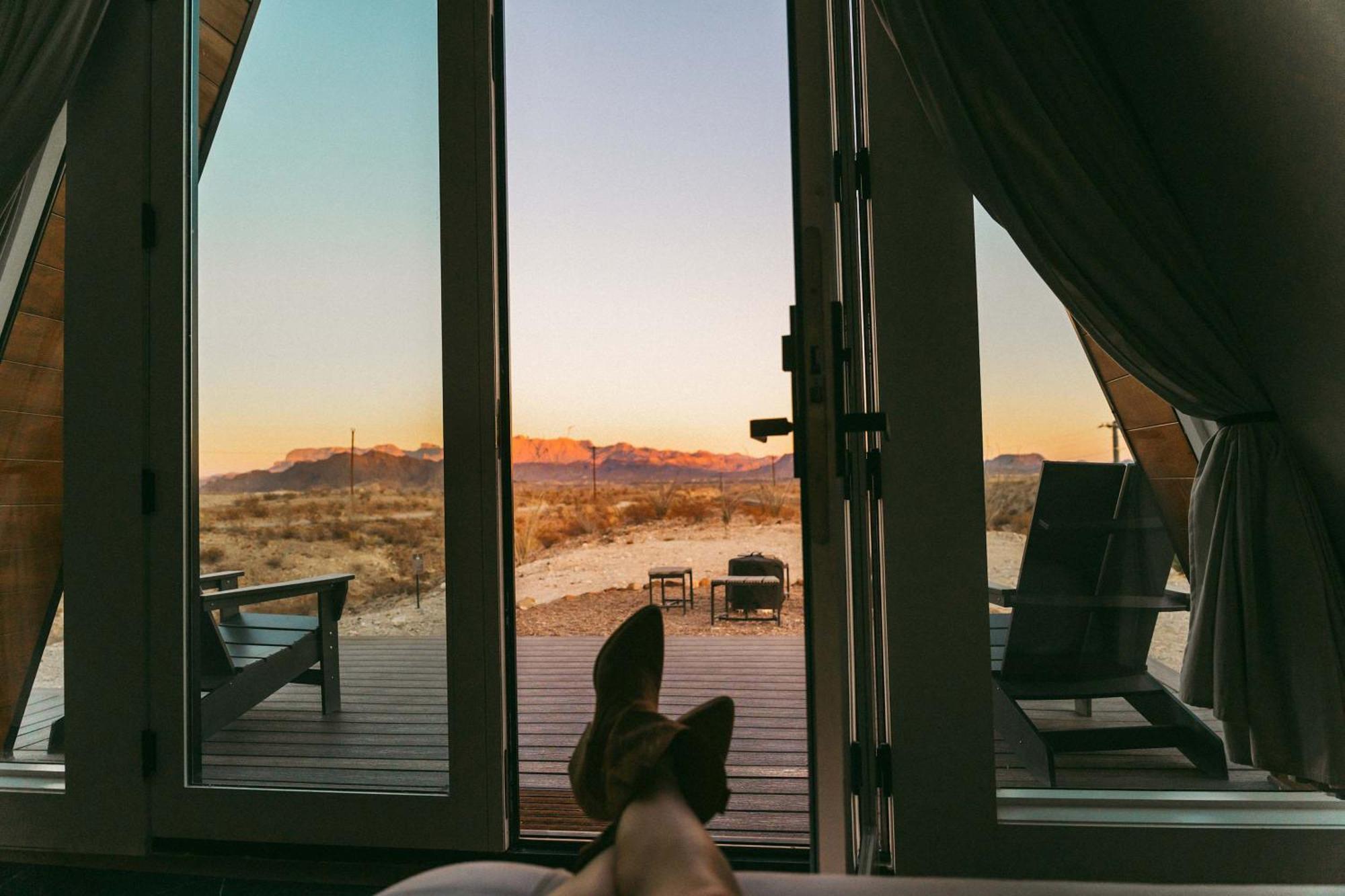 Stardust Big Bend Luxury A-Frame#4 Great Views Villa Terlingua Exteriör bild